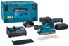 Afbeeldingen van Makita vlakschuurmachine DBO381RTJU - 18V 2x5.0Ah accu - inclusief snellader en AWS zender in Mbox