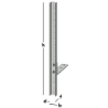 Afbeeldingen van GB dakrandsteun - 920x40x60x40x2,5mm - zink magnesium
