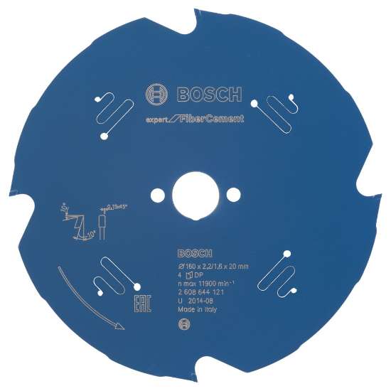 Afbeeldingen van Bosch Cirkelzaagblad Expert for Fiber Cement