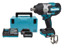 Afbeeldingen van Makita Slagmoersleutel 40V Max TW001GD201 - 3/4" aansluiting - 2x 2,5 Ah accu met lader in Mbox