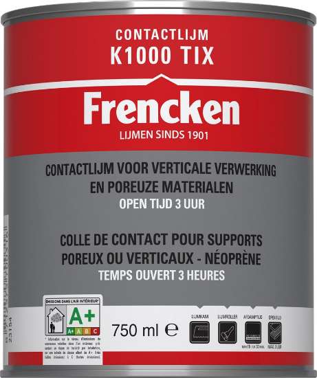 Afbeeldingen van Frencken Contactlijm K1000 750ml tixotroop