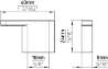 Afbeeldingen van Siro Meubelgreep metaal - boorafstand 16mm/L 40mm/H 24mm/B 8mm - chroom glanzend 