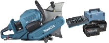 Afbeeldingen van Makita doorslijper CE001GL204 - XGT40 MAX 2x8.0Ah accu 355mm - inclusief duo-snellader in Mbox