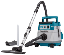 Afbeeldingen van Makita Stofzuiger met stofafzuigset DVC866LZX1 - 2x18v 8L opvangbak - voor droog gebruik in doos 