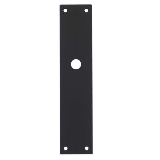Afbeeldingen van INTERSTEEL Schild renovatie rechthoekig 250x55x2mm RVS mat zwart 2688