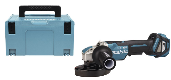 Afbeeldingen van Makita 18 V Haakse slijper 125 mm X-LOCK DGA519ZJ