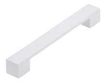 Afbeeldingen van Siro Meubelgreep metaal - boorafstand 160/192mm/L 205mm/H 25mm/B 25mm wit 