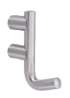 Afbeeldingen van Siro Kapstokhaak metaal - boorafstand 32mm/L 83mm/H 65mm/B 17mm - RVS 