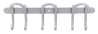 Afbeeldingen van Siro Haaklijst metaal - boorafstand 2x130mm/L 300mm/H 83mm/B 145mm - aluminium 