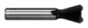 Afbeeldingen van Makita zwaluwstaartfrees - Ø15x14,3mm 15° - schacht Ø8mm 2 beitels