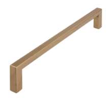 Afbeeldingen van Siro Meubelgreep metaal - boorafstand 160mm/L 168mm/H 28mm/B 8mm vintage goud 