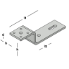 Afbeeldingen van GB Vloerkozijnstrip 60x75x170 60x8 Thermisch Verzinkt
