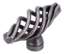 Afbeeldingen van Siro Meubelknop metaal - L 51mm/H 29mm/B 20mm - antiek tin 