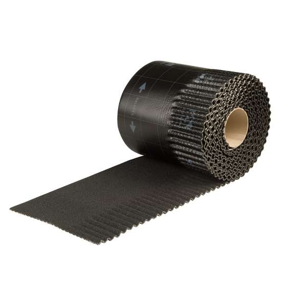 Afbeeldingen van Ubiflex loodvervanger - 250mm x 6 meter ribbel - zwart