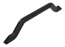 Afbeeldingen van Siro Meubelgreep metaal - boorafstand 160mm/L 186mm/H 32mm/B 9mm mat zwart 