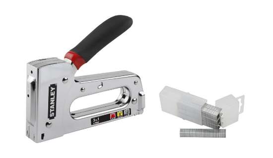 Afbeeldingen van Stanley lichte handtacker TR120 - 3 in 1 - geschikt voor nieten type A en nagels type J