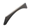 Afbeeldingen van Siro Meubelgreep metaal - boorafstand 160mm/L 172mm/H 31mm/B 12mm zwart chroom glanzend 