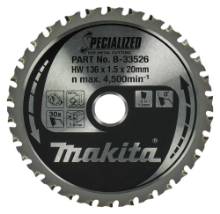 Afbeeldingen van Makita Zaagb Met. 136X20X1,5 30T 0G B-33526