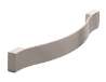 Afbeeldingen van Siro Meubelgreep metaal - boorafstand 160mm/L 193mm/H 28mm/B 24mm - RVS effect 