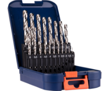 Afbeeldingen van Rotec spiraalborenset HSS-G 19dlg 1-10mm