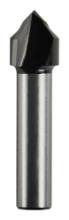 Afbeeldingen van Makita V-groeffrees - Ø12,7x12,7mm 90° - schacht Ø8mm 2 beitels
