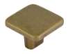 Afbeeldingen van Siro Meubelknop metaal - L 33mm/H 22mm/B 33mm vintage goud 