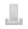 Afbeeldingen van Siro Kapstokhaak metaal - boorafstand 24mm/L 52mm/H 31mm/B 43mm chroom glanzend 