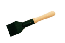 Afbeeldingen van Glaslichter kunststof 66mm met houten handvat