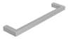 Afbeeldingen van Siro Meubelgreep metaal - boorafstand 128mm/L 136mm/H 28mm/B 8mm aluminium 