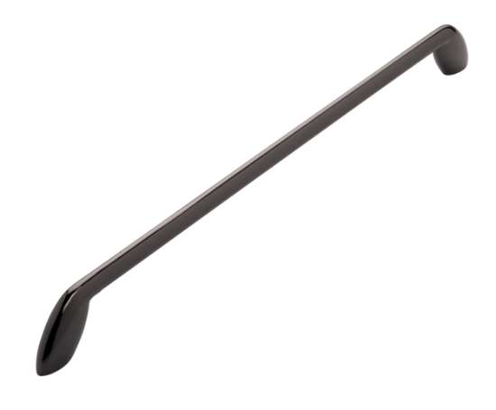 Afbeeldingen van Siro Meubelgreep metaal - boorafstand 320mm/L 352mm/H 30mm/B 12mm zwart chroom glanzend 