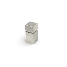 Afbeeldingen van Hettich Knop Arnum, L 10 mm, B 10 mm, H 25 mm, roestvrij staal geborsteld
