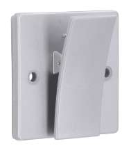 Afbeeldingen van Siro Muurclip kunststof - zelfklevend boorafstand 36mm/L 50mm/H 22mm/B 50mm aluminium 