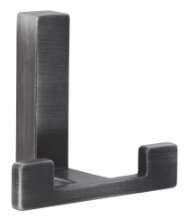 Afbeeldingen van Siro Kapstokhaak metaal - boorafstand 32mm/L 61mm/H 40mm/B 70mm antiek ijzer 