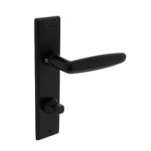 Afbeeldingen van INTERSTEEL Deurkruk Sophie met schild 181x41x7mm WC63/8mm mat zwart 0225