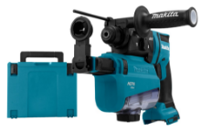 Afbeeldingen van Makita Combihamer, DHR182ZWJU - 18v - inclusief stofafzuiging in Mbox 