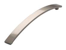 Afbeeldingen van Siro Meubelgreep metaal - boorafstand 160mm/L 180mm/H 25mm/B 15mm RVS effect 