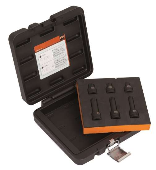 Afbeeldingen van Bahco dopsleutelset xzn-bits 1/2 6p