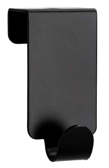 Afbeeldingen van Siro Deurhaak metaal - 5 stuks L 57mm/H 35mm/B 30mm mat zwart 