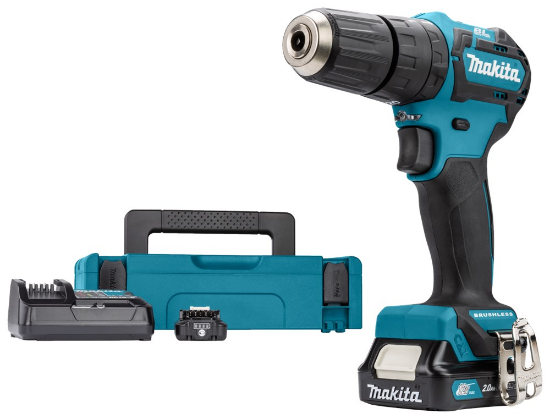 Afbeeldingen van Makita klopboormachine/schroefmachine HP332DSAJ - 10,8v 