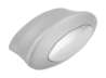 Afbeeldingen van Siro Meubelgreep kunststof - boorafstand 32mm/L 55mm/H 25mm/B 25mm - aluminium/chroom 