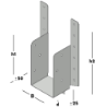 Afbeeldingen van GB Raveeldrager met strip 190/63x108mm Sendzimir Verzinkt