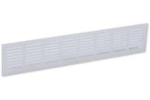 Afbeeldingen van Alum. ventilatiestrip  400x 80mm blank gean.