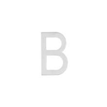 Afbeeldingen van INTERSTEEL Huisletter B 100 mm rvs geborsteld 4026