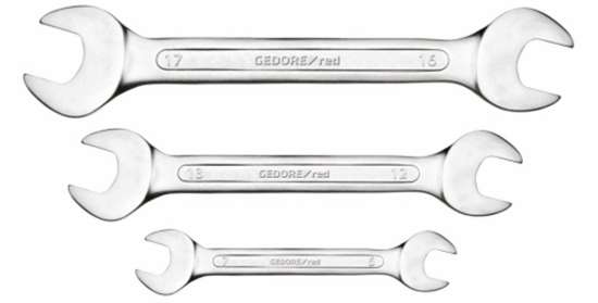 Afbeeldingen van Gedore Red Steeksleutelset kort SW 6-17 mm, 6 delig