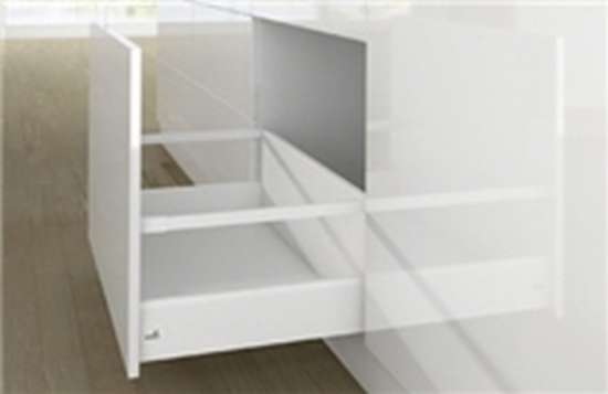 Afbeeldingen van Frontlade Set met Reling H282/126 L650 Wit