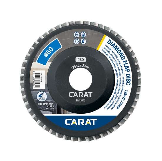 Afbeeldingen van Carat diamant lamellenschijf - Ø125 - korrel 60