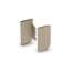 Afbeeldingen van Hettich Toebehoren Canis L eindkappen gesloten, set, B 23 mm, H 52 mm, roestvrij staal finish