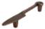 Afbeeldingen van Siro Meubelgreep metaal - boorafstand 96mm/L 139mm/H 23mm/B 19mm - antiek koper 