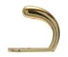 Afbeeldingen van Siro Kapstokhaak metaal - boorafstand 10mm/L 43mm/H 38mm/B 19mm messing glanzend 