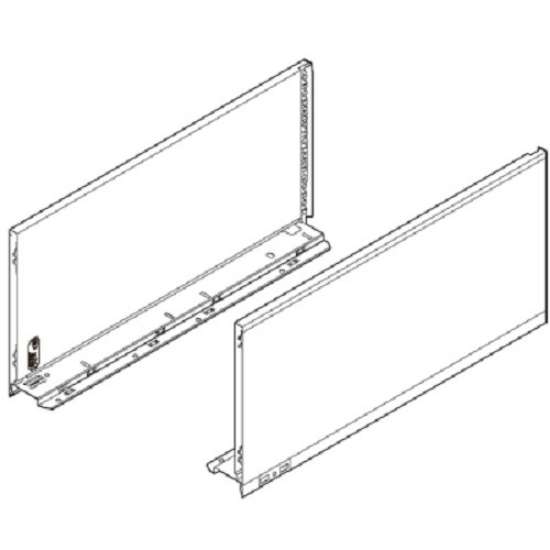 Afbeeldingen van Blum zijwanden Legrabox - nominale lengte 550 hoogte F - wit 770F5502S